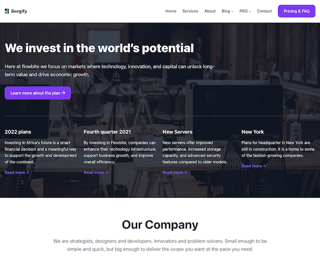 The Landing Page